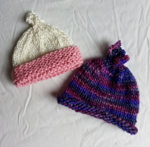 knit hats for dolls