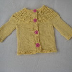 Sunshine baby cardigan