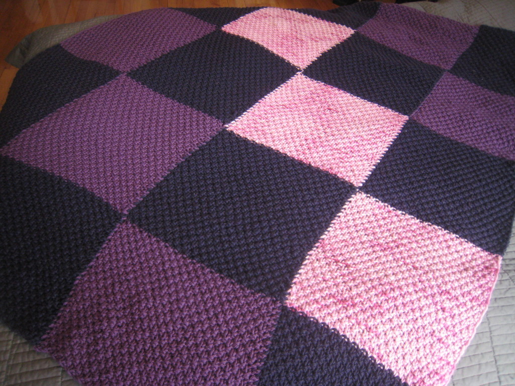 Knitted blanket